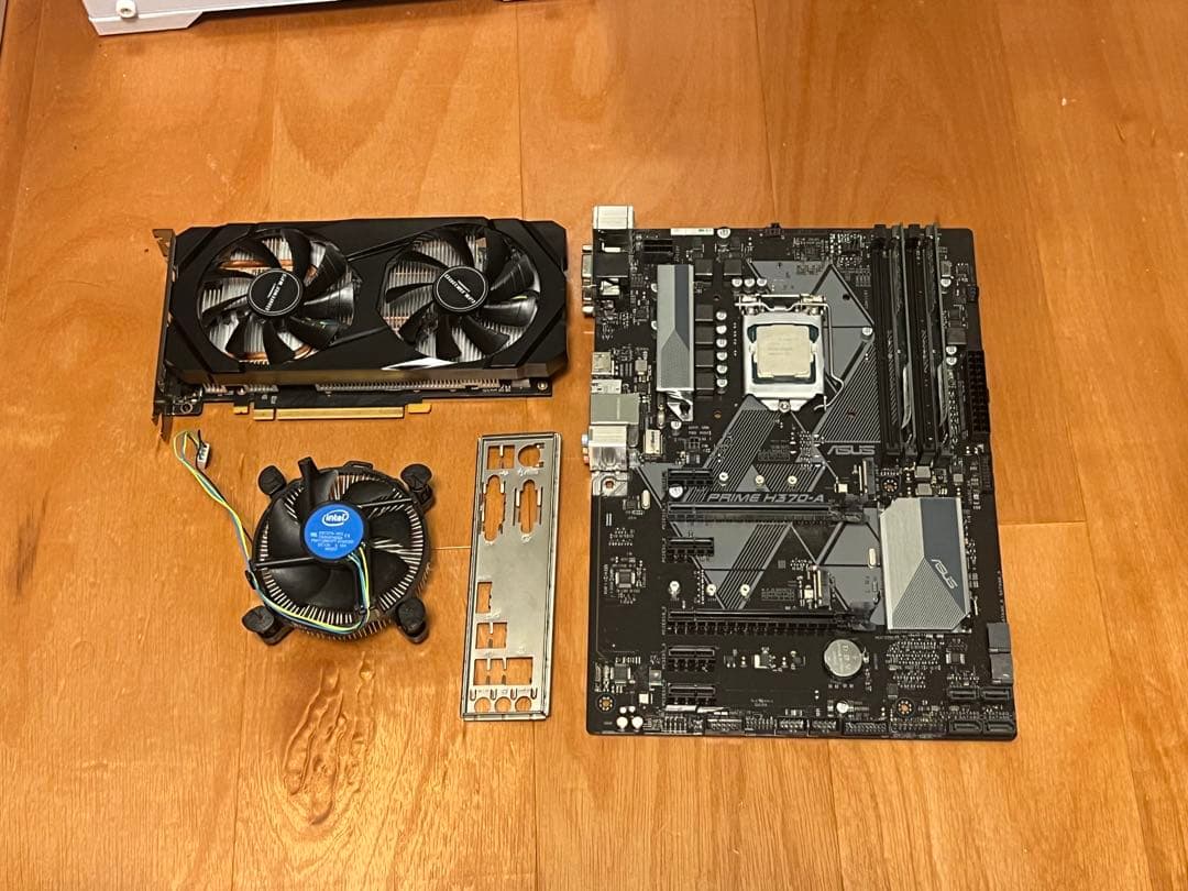 i7 8700 GTX1660 DDR4 16gb h370マザーボード セット - メルカリ