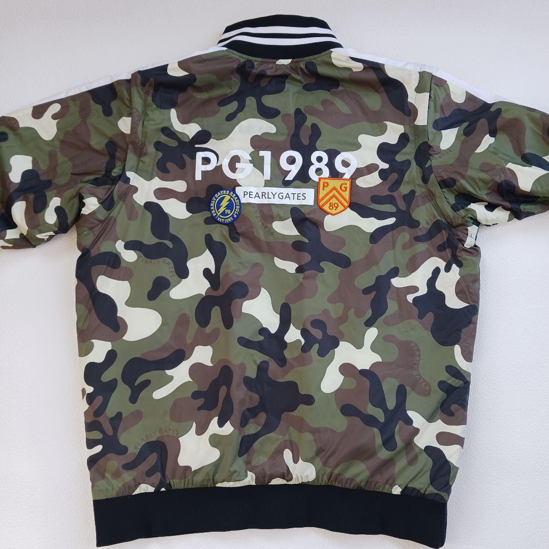 パーリーゲイツ 4WAYジャケット スニード ベスト 3L カモフラ ワッペン