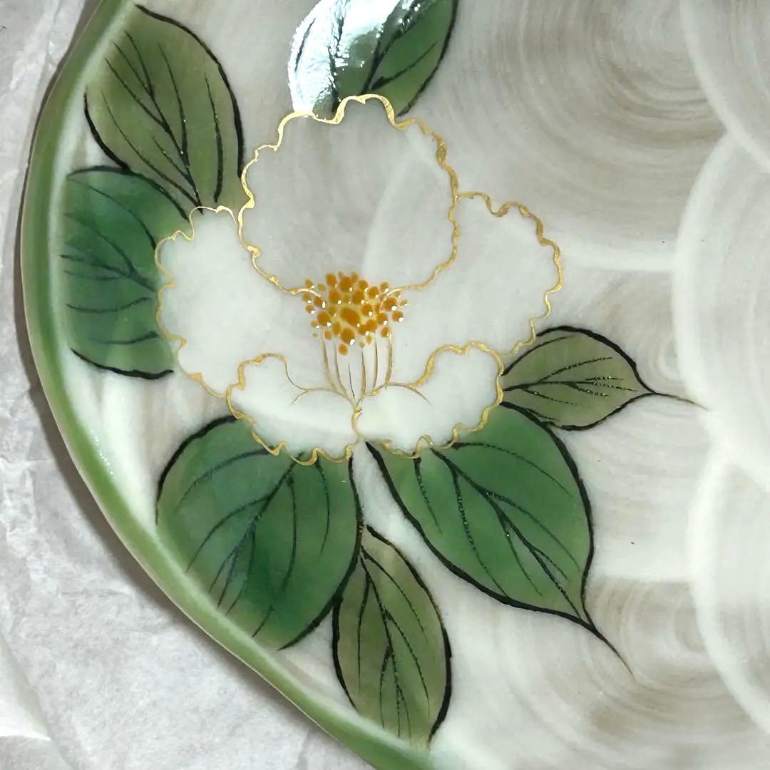 元箱 未使用】京焼 清水焼 陶葊 陶あん 花変り 銘々皿 5