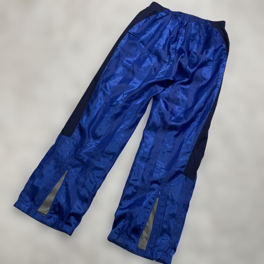 PUMA プーマ 上下セットアップ 青 ストライプ 光沢 スポーツジム 部活