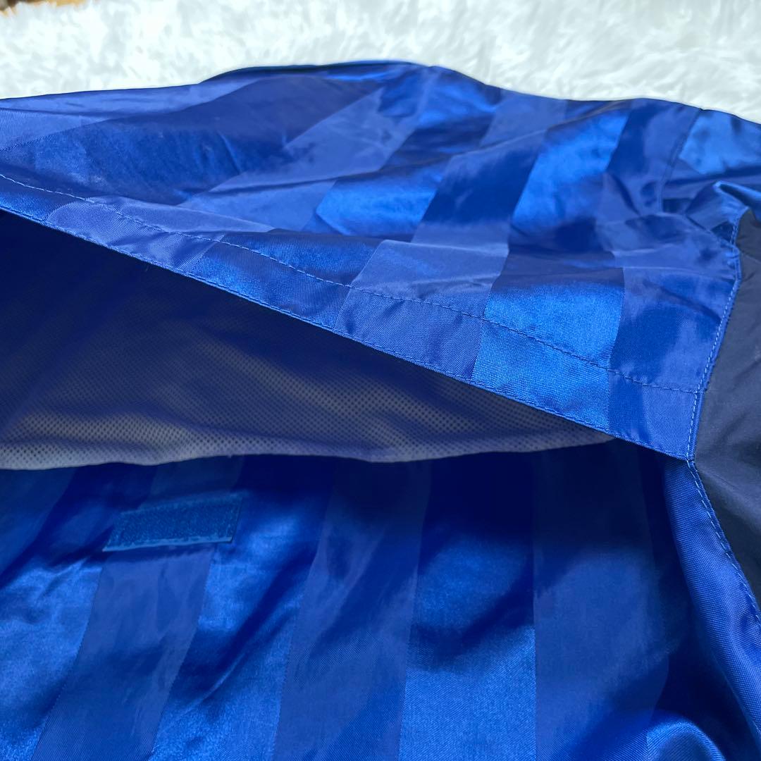 PUMA プーマ 上下セットアップ 青 ストライプ 光沢 スポーツジム 部活