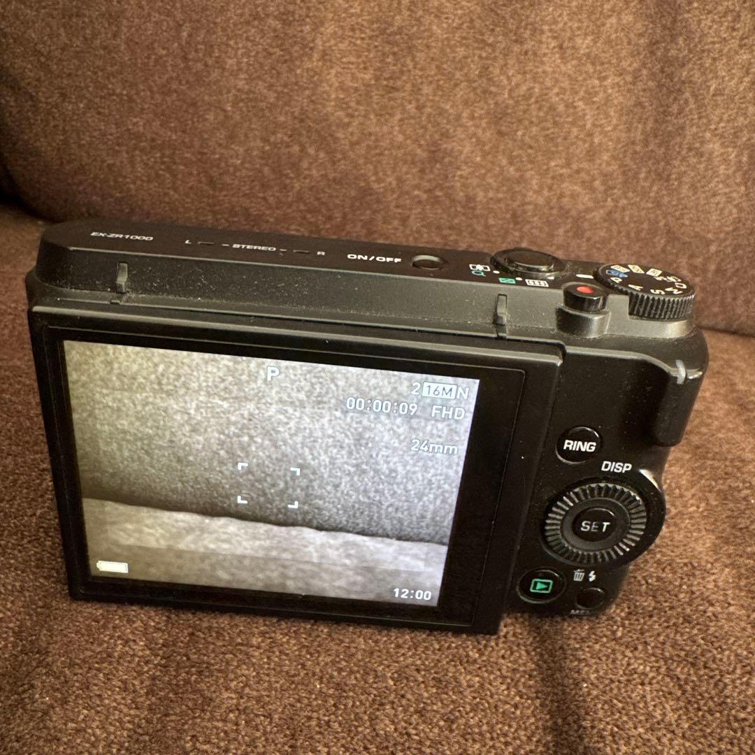 中古訳アリ】デジカメ CASIO EXILIM EX-ZR1000 BK - メルカリ