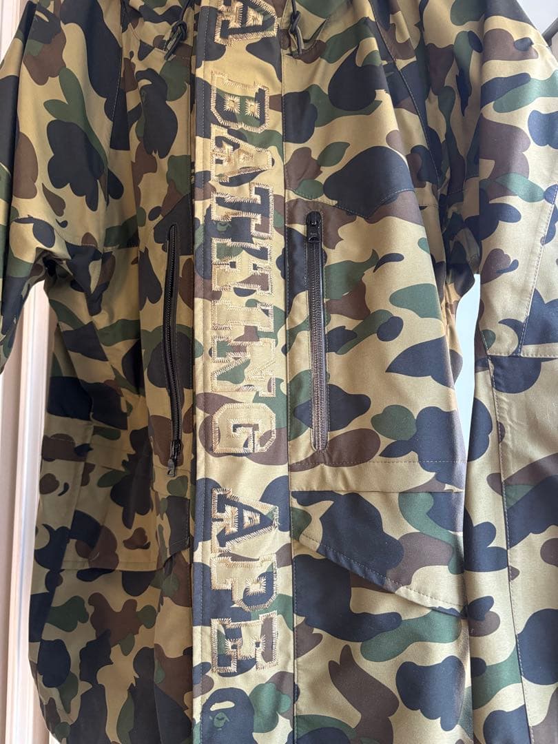 A BATHING APE カモフラージュジャケット S スキー スノボ1st - メルカリ