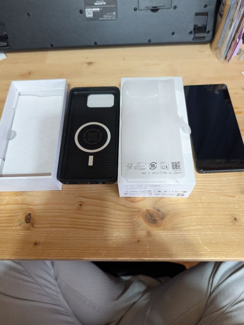 zenfone12ultra 16GB/512GB 美品 エボニーブラック 小売業者 Zenfone12