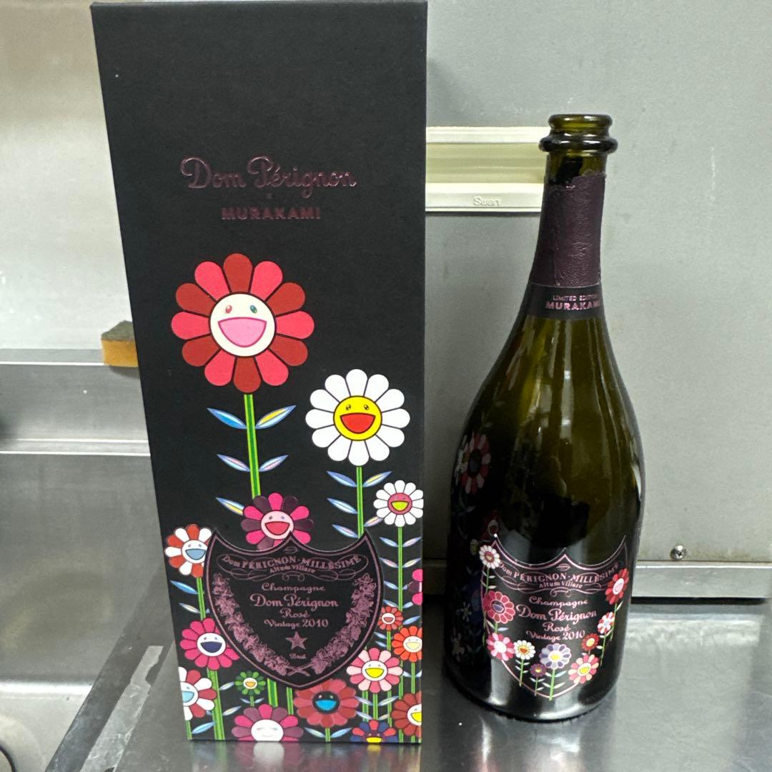 限定コラボ商品】ドンペリ×村上隆 ロゼ ヴィンテージ 2010 空箱＆空瓶