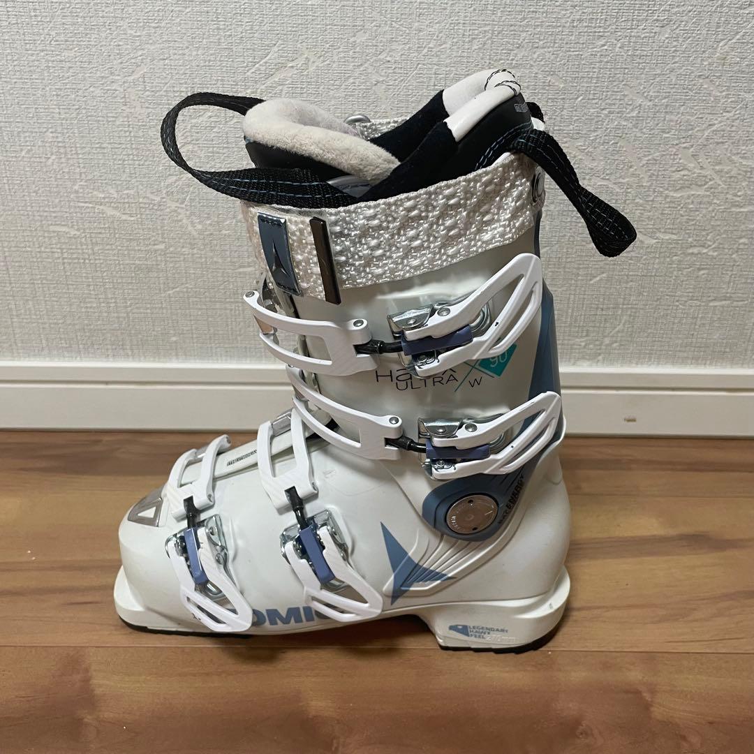 超溝ありでガリキズ無し elan146cm ATOMIC23/23.5cmストック付きスキー