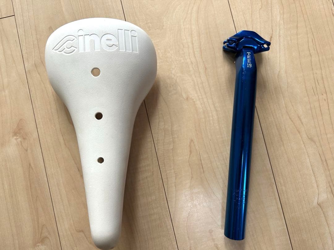 自転車　ピスト　サドル+シートポスト 楽天市場】エントリーでポイント最大8倍+300円OFFクーポン 自転車用