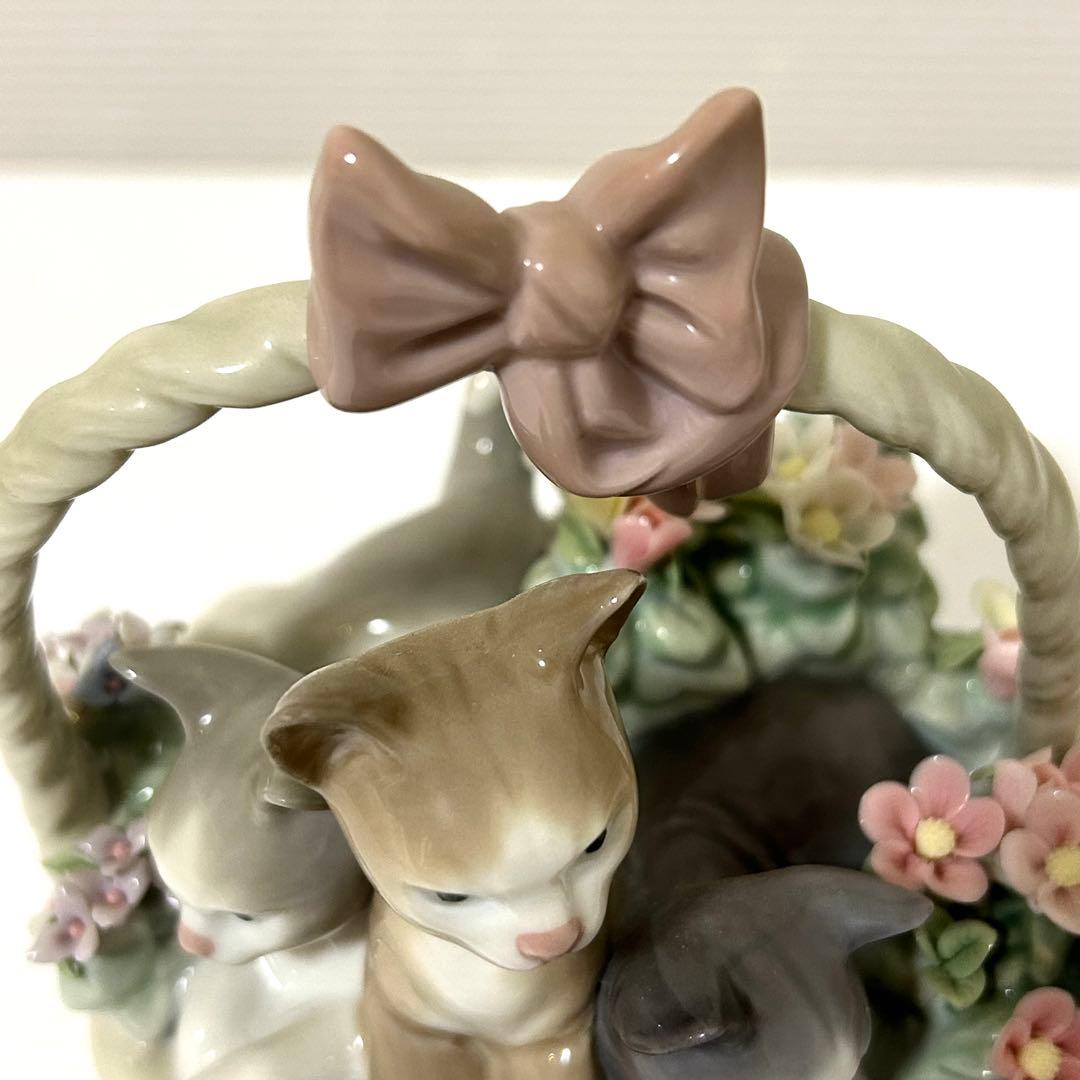 廃盤品】LLADRÓ リヤドロ 三つ子の仔猫 三つ子の子猫 - メルカリ