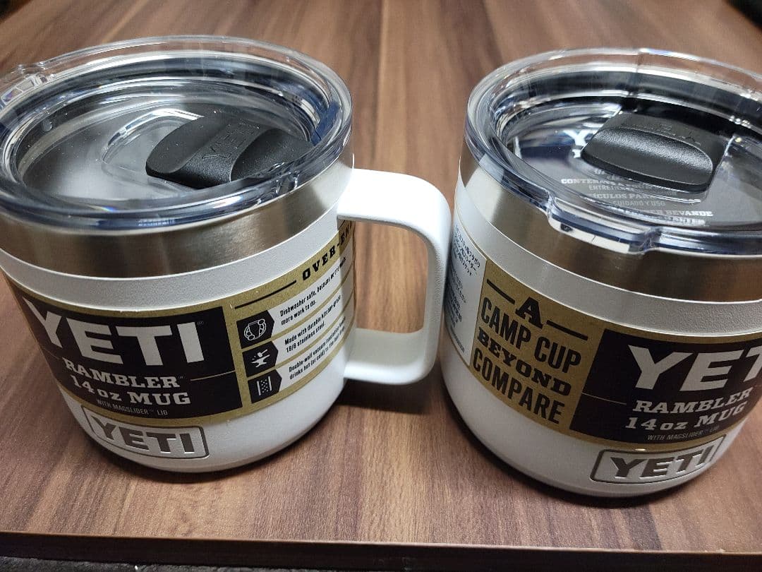 未使用　YETI Rambler 14oz Mug ホワイト YETI Rambler® 14 oz (414 ml) Stackable Mug White – YETI UK LIMITED