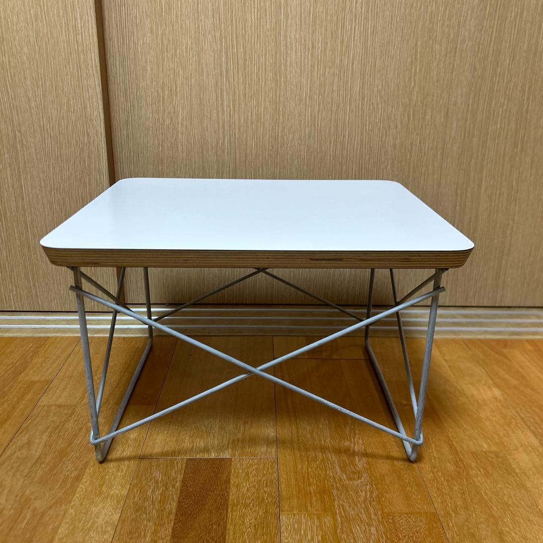 【正規品】イームズ　ワイヤーべースローテーブル　ホワイト イームズ ワイヤーベース ローテーブルの通販 | 家具・インテリア通販