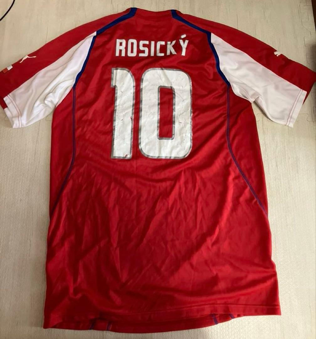 2004チェコ代表 レプリカユニフォーム ロシツキ ROSICKÝ 10 - メルカリ