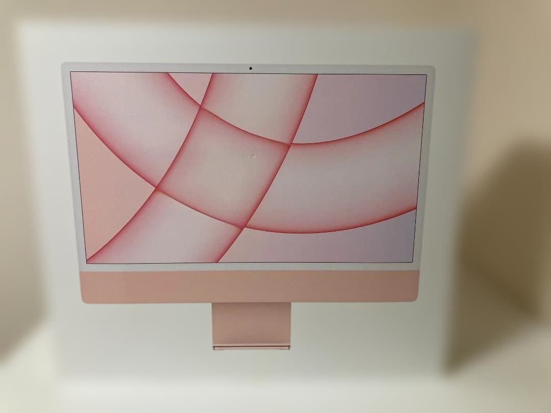 Apple iMac 24-inch, M1, 2021 8GB 256GB 赤 - メルカリ