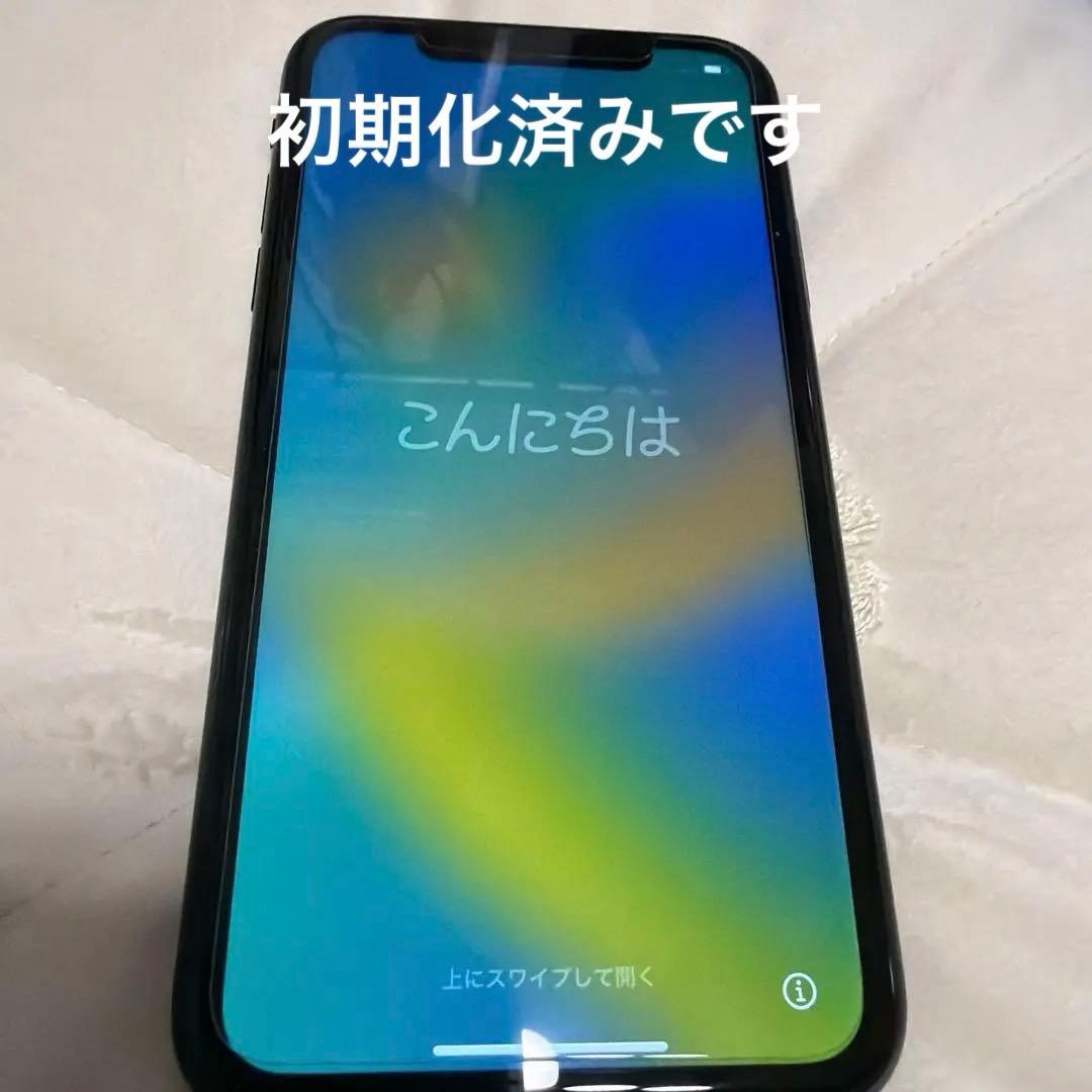 Apple iPhone X Rブラック 本体（中古品） - メルカリ