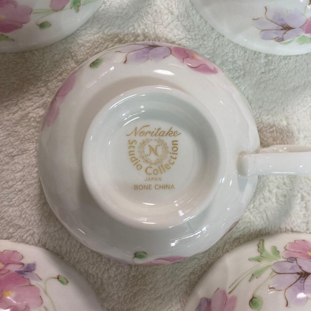 ノリタケ ボーンチャイナ スタジオコレクション 花柄 5個 - メルカリ