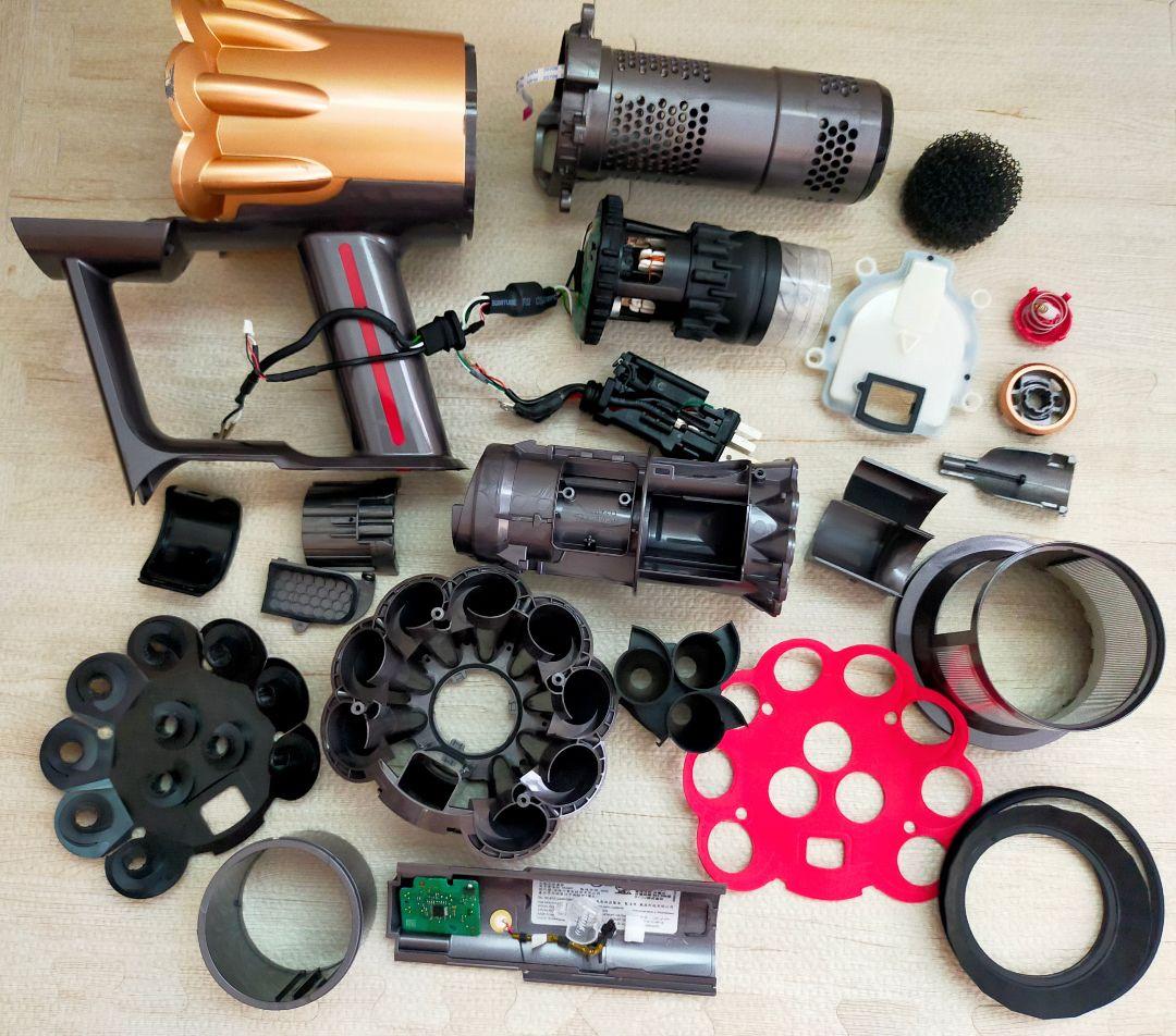 分解洗浄】ダイソン V12 Detect SV20 イエローゴールド