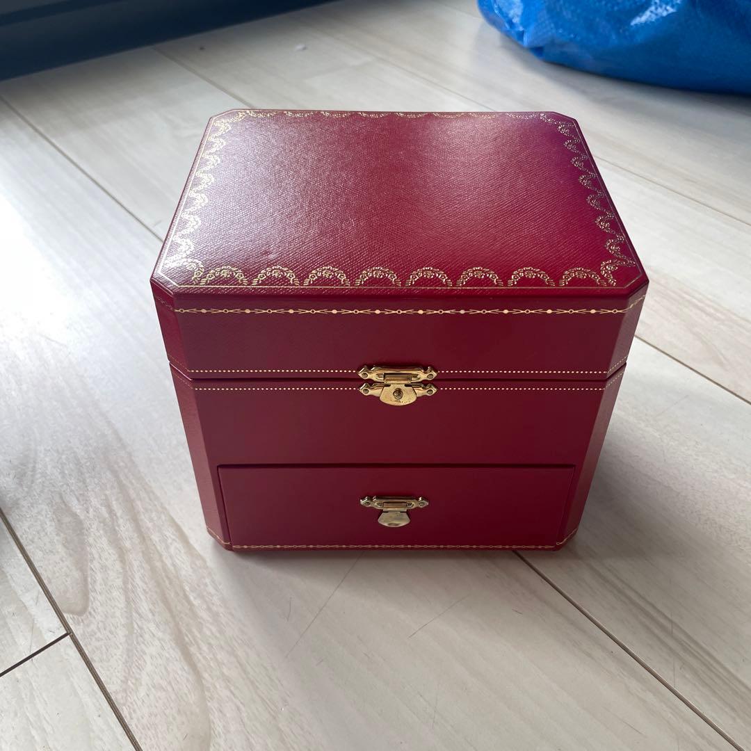 Cartier カルティエ 時計ケース ジュエリーボックス 2段 アレンジ済