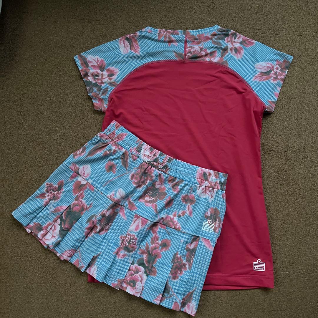 Admiral テニスウェアセット ピンク/青 - メルカリ