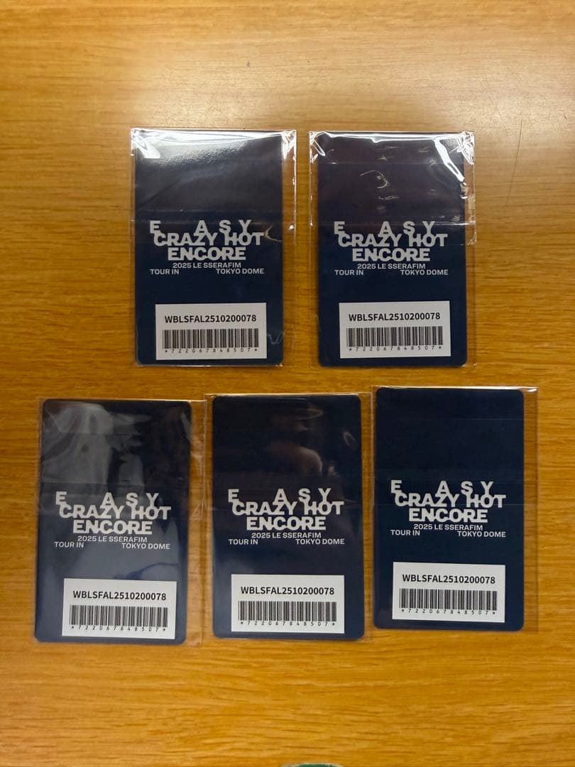 LE SSERAFIM ルセラフィム 東京ドーム会場限定トレカコンプ5枚セット