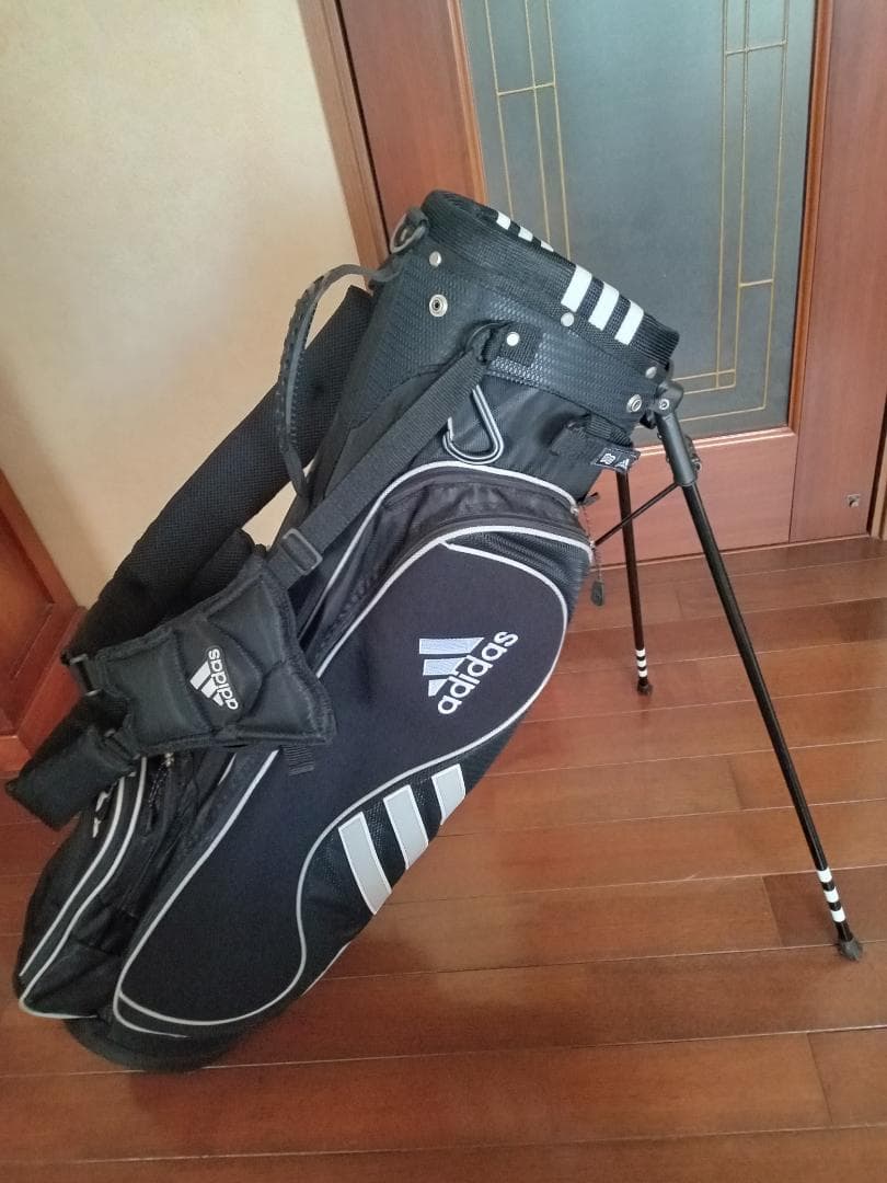 ★ふらりばfam様★adidas★スタンドキャディバッグ★8.5インチ★美品★ adidas（アディダス） ゴルフ キャディバッグ メンズ レディース