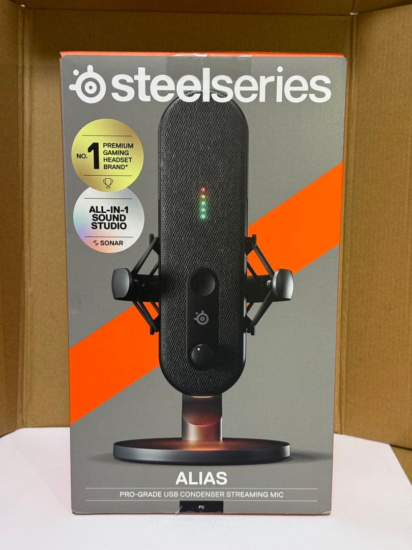 SteelSeries ALIAS USB コンデンサー ストリーミングマイク Amazon.co.jp: SteelSeries Alias PC PS5/4使用可能 USB マイク 配信用