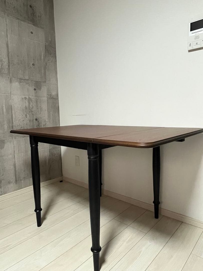 ブラウン木製折りたたみダイニングテーブル　　手渡し大幅値下げ 楽天市場】ダイニングテーブル 幅148.5cm 竹 ラタン ナチュラル 食事 4