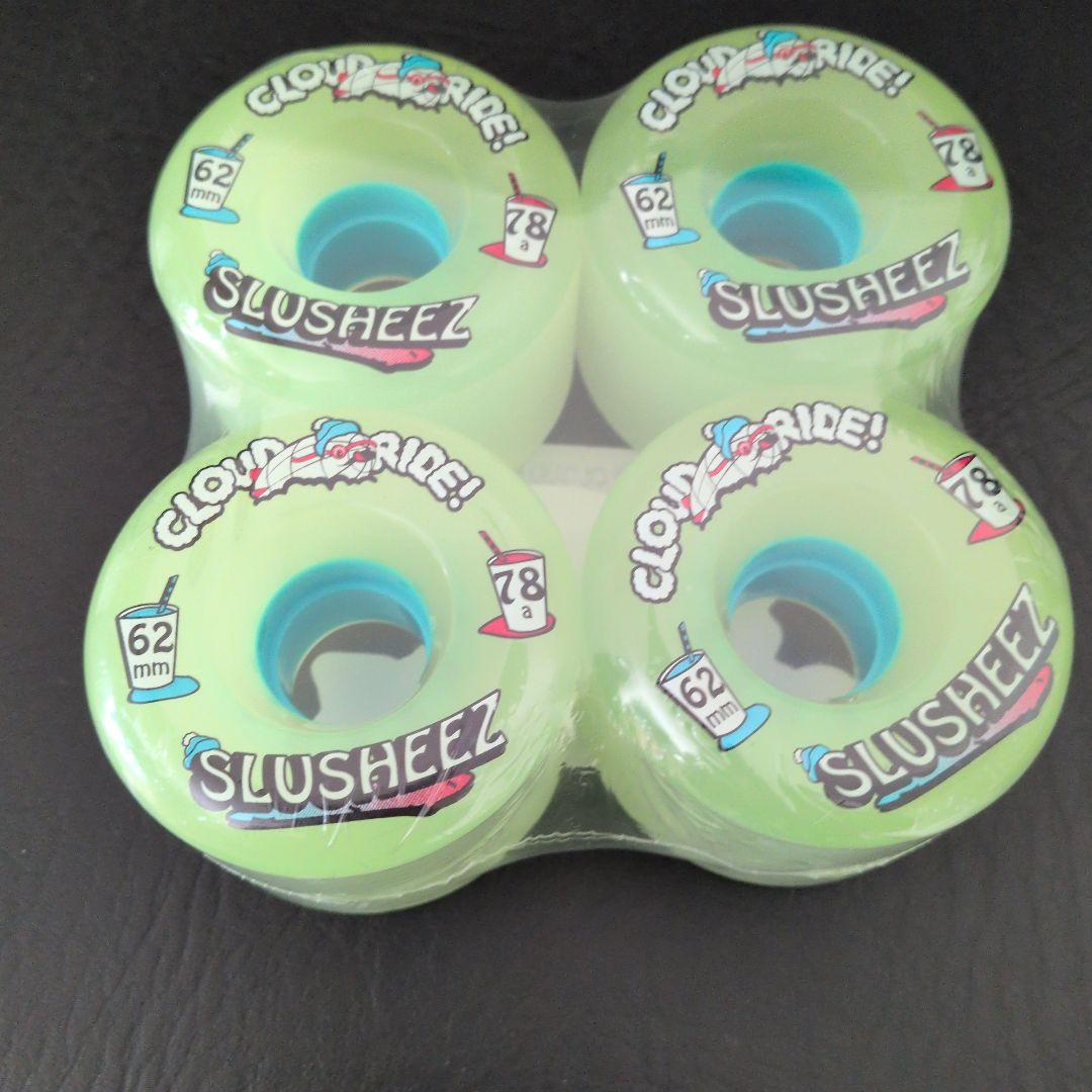 スケートボード CLOUD RIDE SLUSHEEZ 62mm 78A Lime Cloud Ride Slusheez 62mm 78a Green - CalStreets BoarderLabs