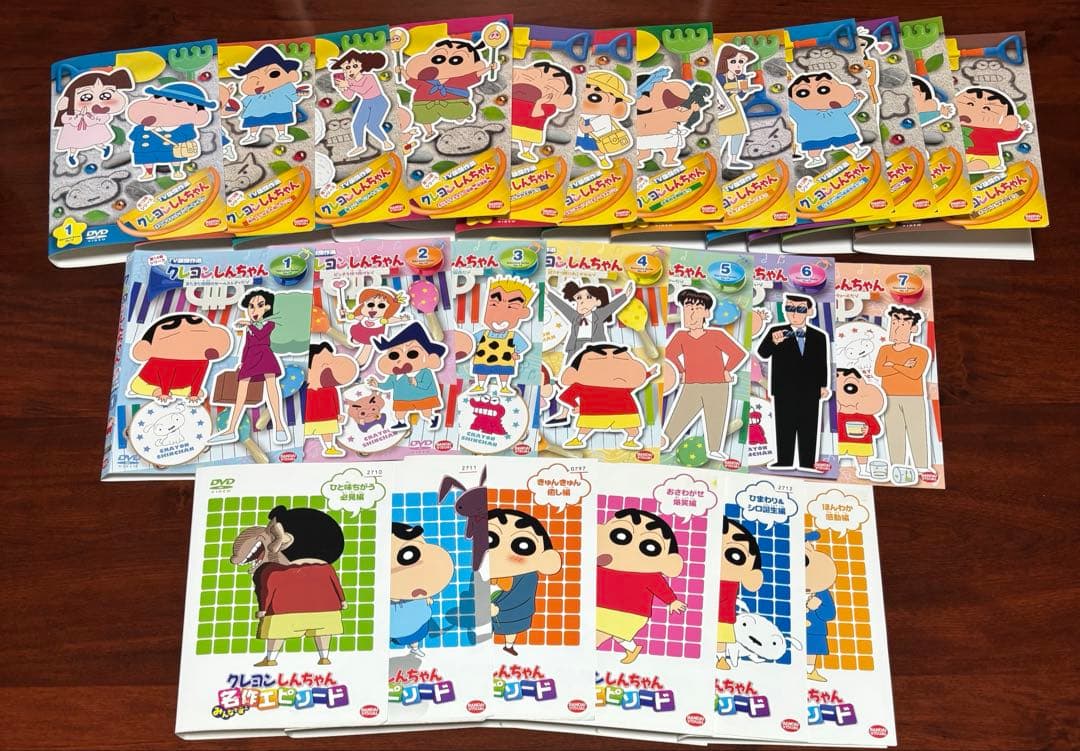 クレヨンしんちゃんTV版傑作選無印〜第15期 全巻完結セット 劇場版付