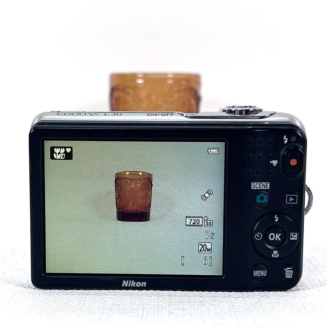 スマホ転送OK 動作OK Nikon coolpix L30 単三電池 - メルカリ