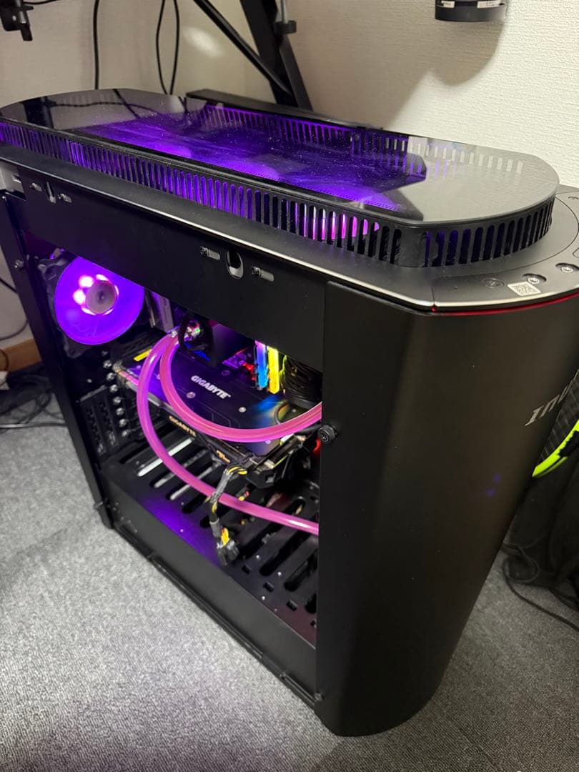 水冷自作パソコン　i9-9980xe 自作PC】Core i9ミニパソコンの「水冷化」、スペース狭すぎて困難の