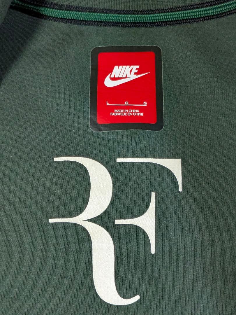 NIKE ナイキ フェデラー RF トラックジャケット L グリーン テニス