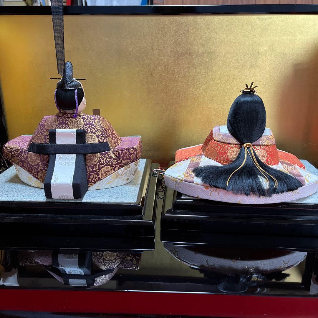 東玉工房 伝統工芸師、鈴木賢一 江戸木目込￼雛人形 西陣織 木目込