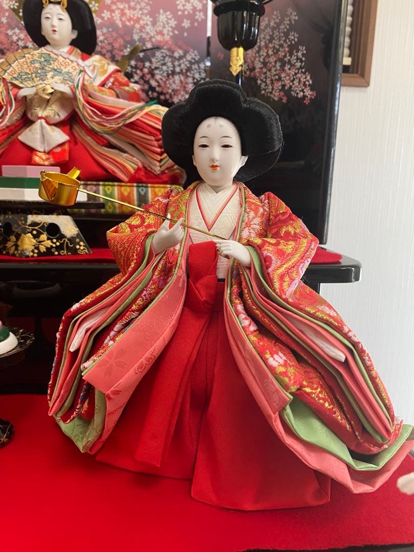 まこちゃん様【送料込・国産】お雛様 5人飾 東玉 王朝物語 春陽 【地域