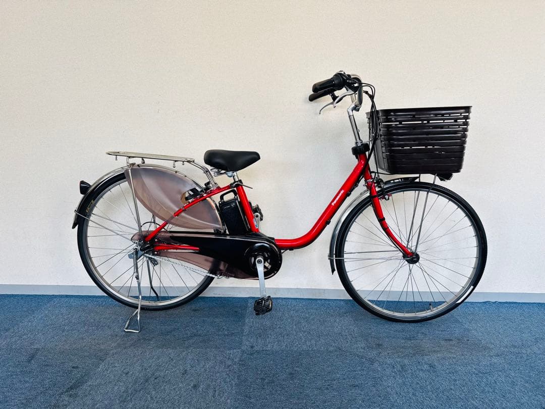 パナソニック ビビ DX 12Ah 電動自転車中古【00G0882】 中古電動自転車 パナソニック ビビ スタイル DX ブルー 26インチ KZ158