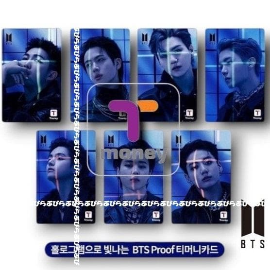 BTS《パッケージ未開封/7枚》Tmoneyカード全メンバー7名♪コンプリート