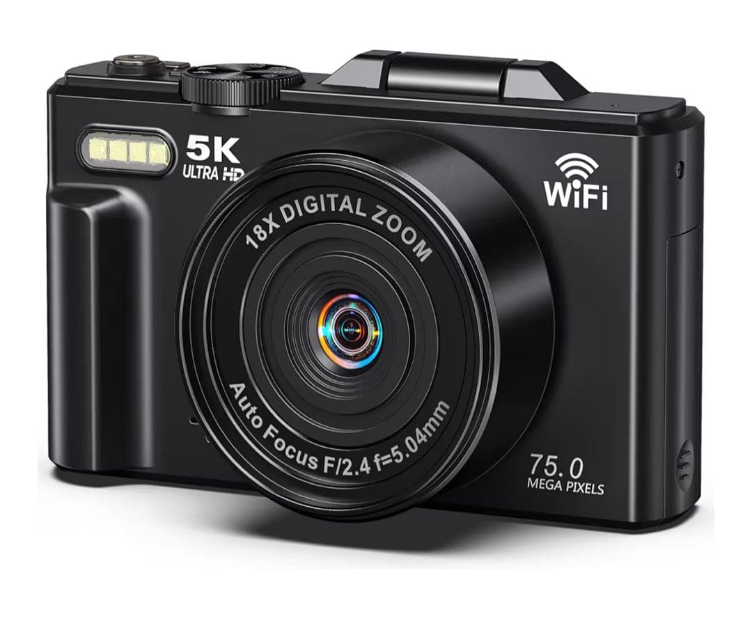 新品未使用 デジカメ デジタルズーム 180度回転画面 AFオート