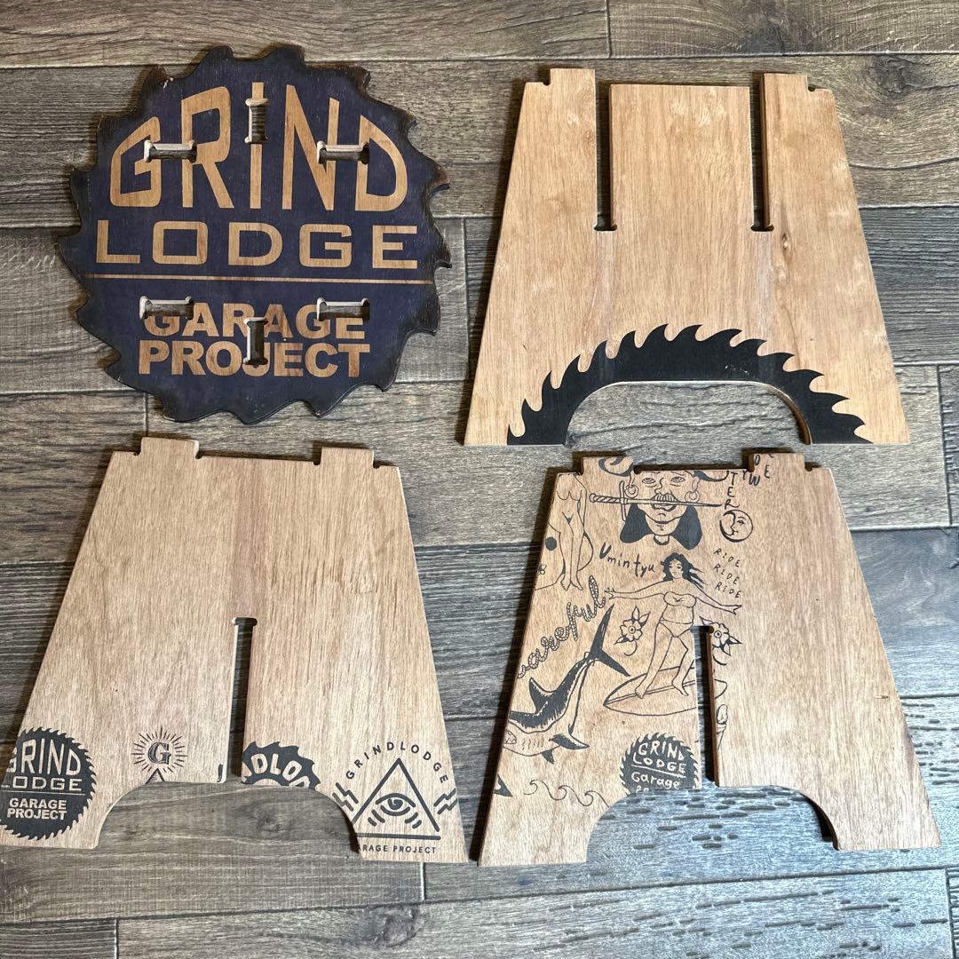 GRIND LODGE GARAGE PROJECT チェア グラインドロッヂ 生刷りの味がたまりません！グラインドロッヂのスツールご紹介