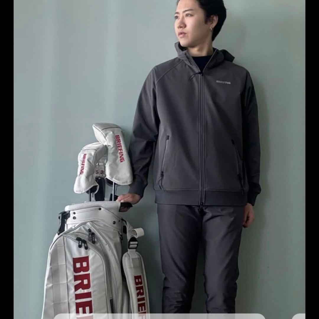 美品　2025 ブリーフィング　ゴルフ　ジップパーカー裏起毛　完売品　XL BRIEFING GOLF（ブリーフィングゴルフ） 【即納】2025 BRIEFING GOLF