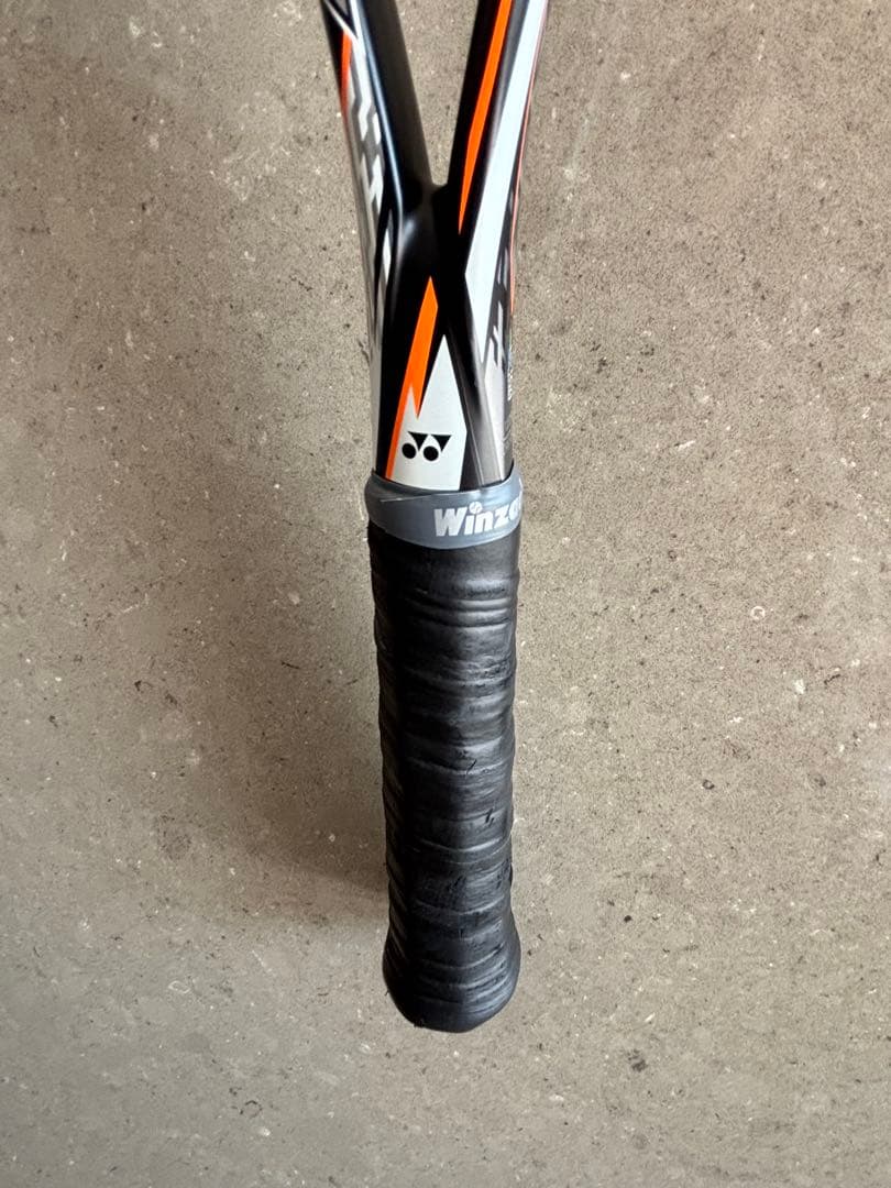 エフレーザー7V カバー付 ラケット ソフトテニス オレンジ 美品 - メルカリ