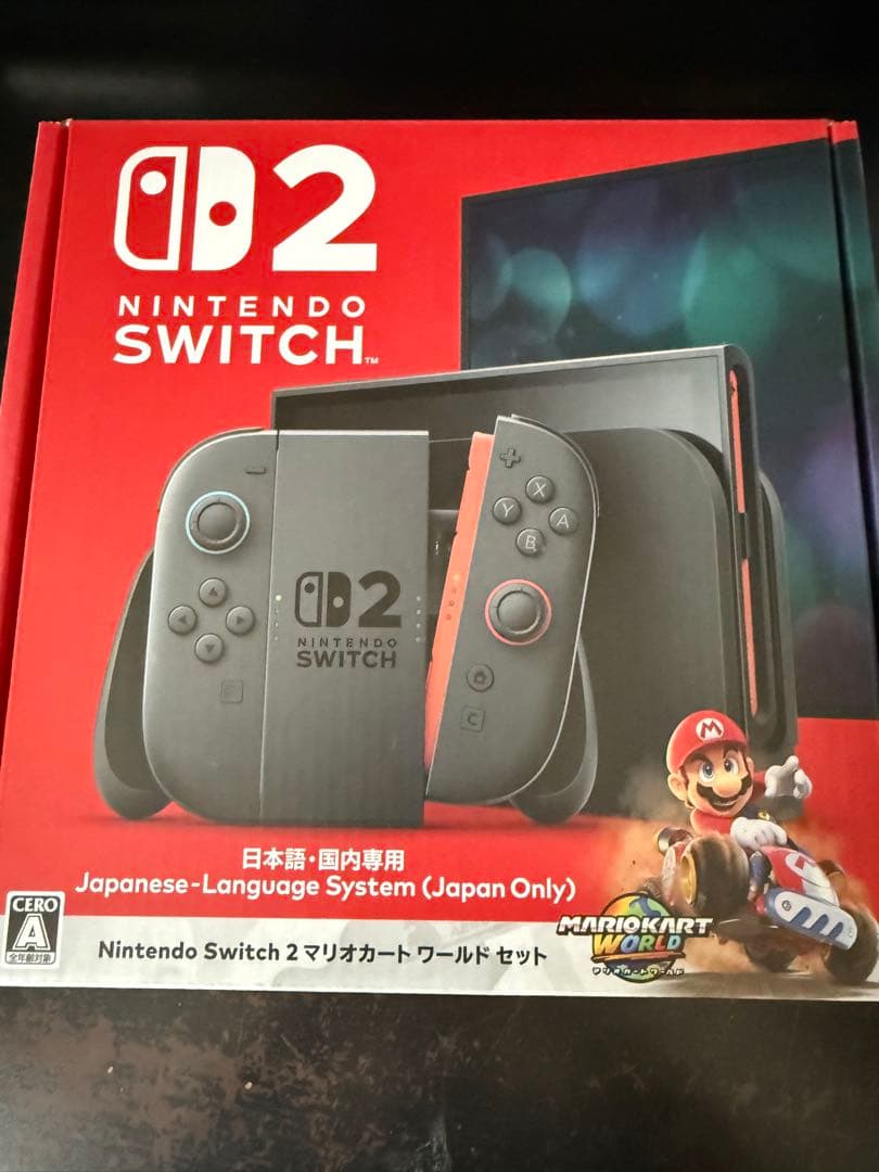 Nintendo Switch 2 日本語専用 マリオカートセット 新品未開封 Nintendo Switch 2（日本語・国内専用）マリオカート ワールド セット