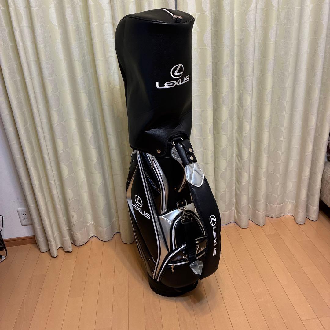 Lexus ゴルフキャディバッグ ブラック/シルバー - メルカリ