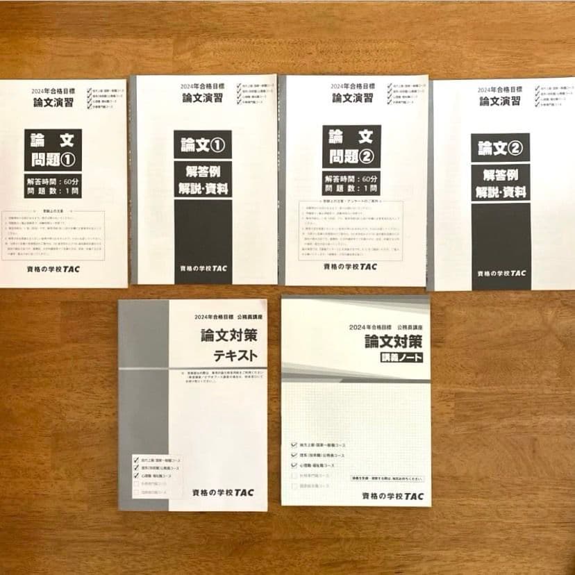 TAC 公務員試験 過去問攻略Vテキスト 2024年 - メルカリ