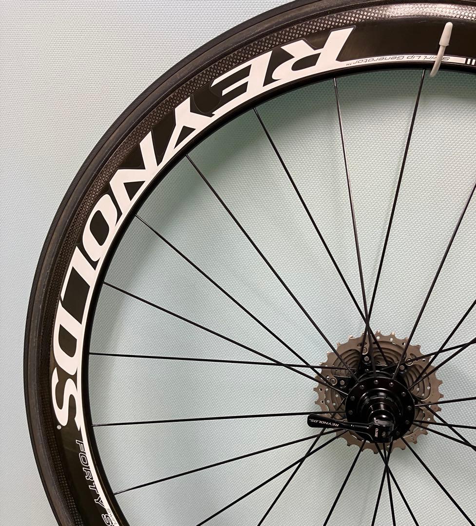 REYNOLDS 46超軽量カーボンホイール F&R チューブラー - メルカリ