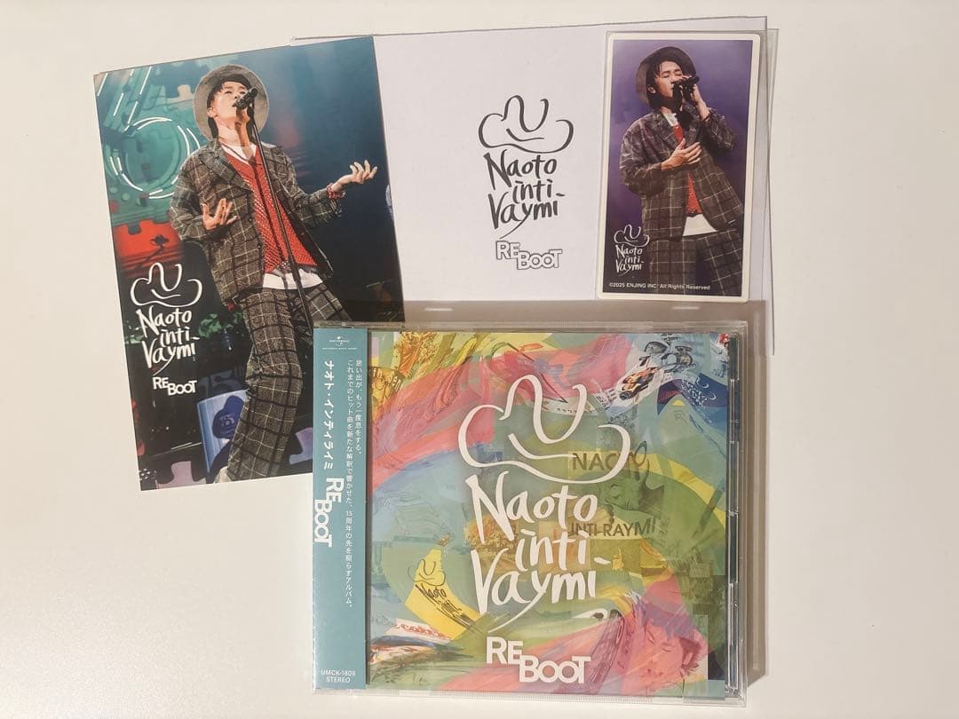 新品未開封 ナオト・インティライミ アルバム REBOOT ステッカー付②