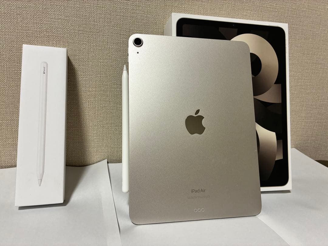あ*あ様 iPad Air第五世代64GB＋Apple Pencil 第二世代 Apple Pencil（第2世代）【12.9インチ iPad Pro(第6/5/4/3世代)・11