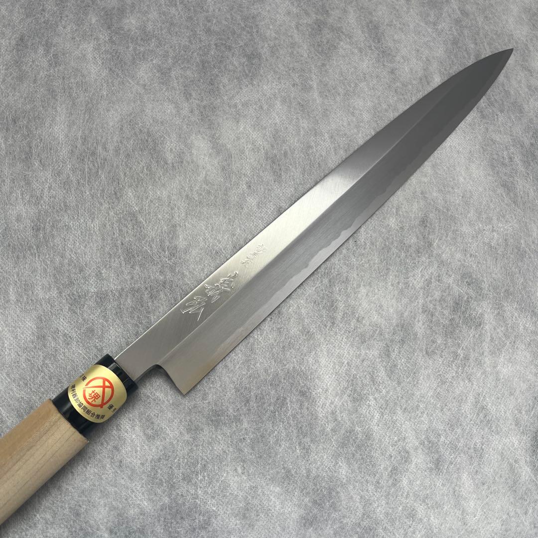 義弘《霞シリーズ》安来鋼黄紙　柳刃 300 mm【PC柄】