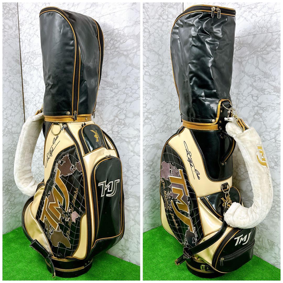 希少】 ジャンボ尾崎 TMJ ツアー プロモデル キャディバッグ ゴルフ