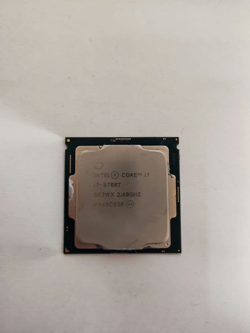 CPU Intel Core i7-8700T CPU 2.40GHz