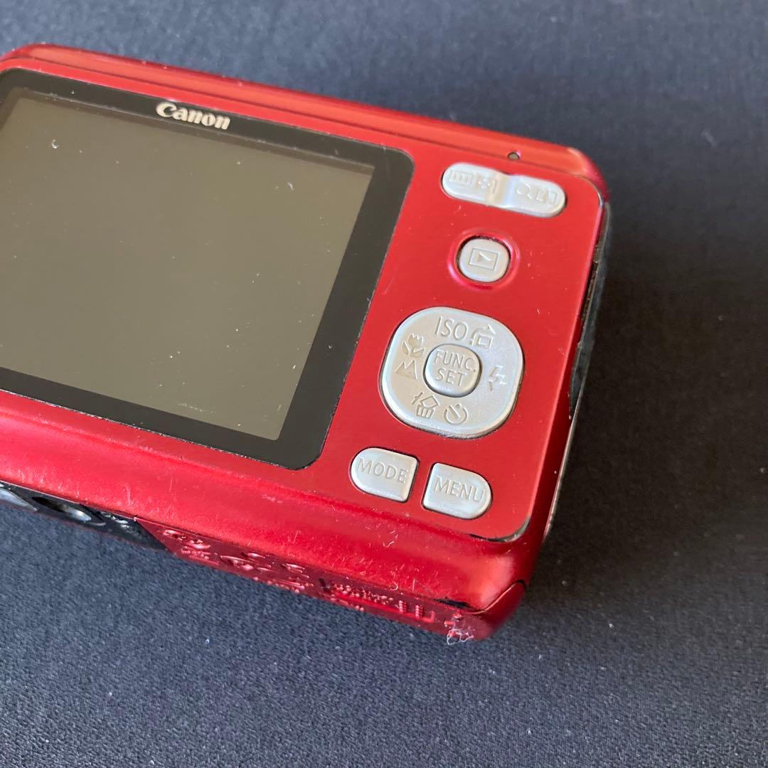 Canon PowerShot A480 レッド CCDセンサー コンデジ - メルカリ
