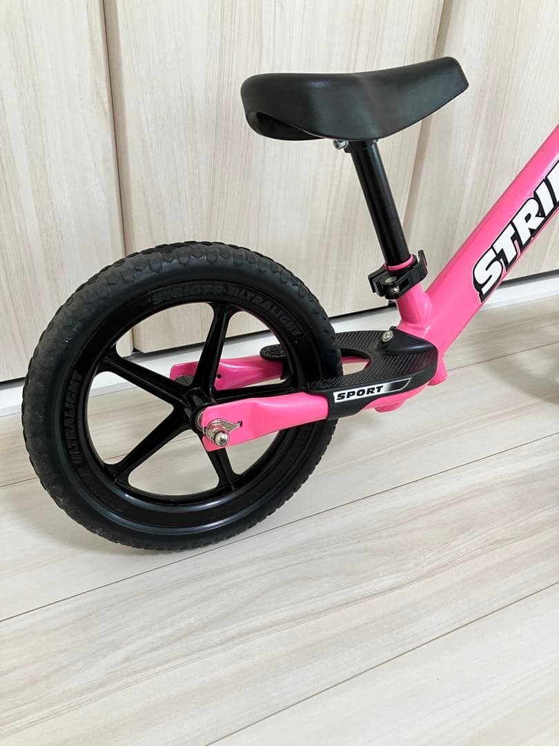 STRIDER ストライダー スポーツバランスバイク ピンク 付属品セット