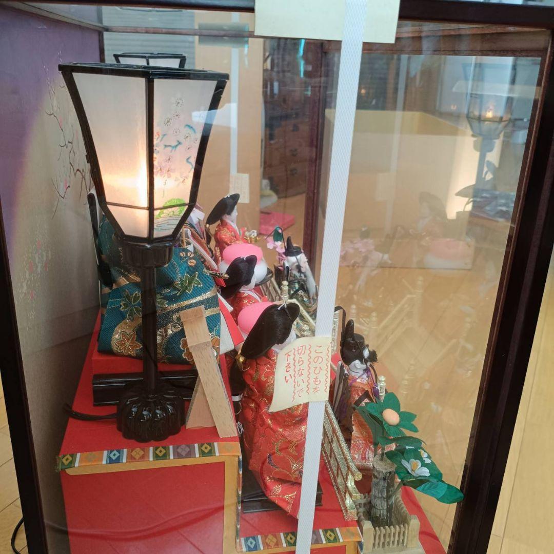 東*父様 値下げしました！】雛人形セット ガラスケース付き - メルカリ